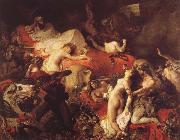 Eugene Delacroix Sardanapalus-dod USA oil painting artist